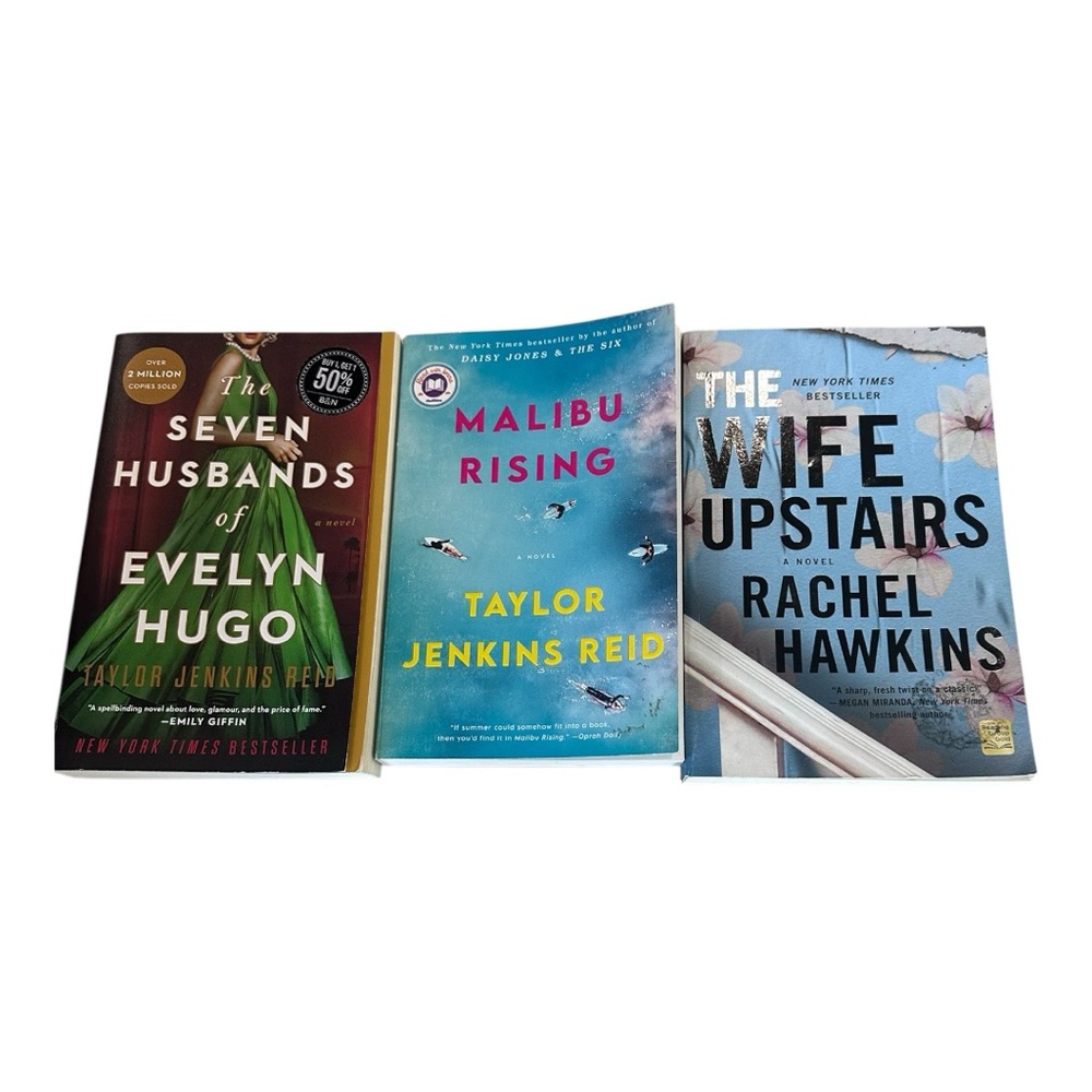 Book‎ Set Taylor Jenkins Reid & Rachel Hawkins Book lot paperback
